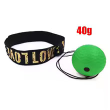 Bola de velocidad de boxeo montada en la cabeza, pelota de boxeo de PU, entrenamiento MMA Sanda, reacción de mano y ojo