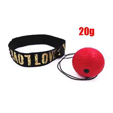Bola de velocidad de boxeo montada en la cabeza, pelota de boxeo de PU, entrenamiento MMA Sanda, reacción de mano y ojo